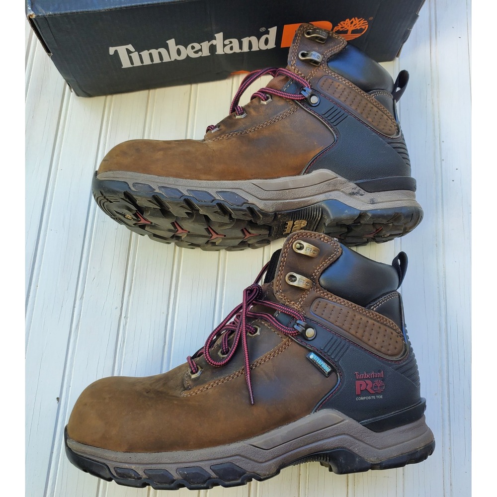 Timberland PRO Hypercharge 6" Composite Toe Waterproof Work Boots Brown 1A4115 - Picture 7 of 7